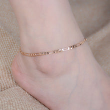 Load image into Gallery viewer, Women Gold Silver Figaro Chain Anklet Ankle Bracelet Barefoot Beach Foot Jewelry