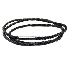 Load image into Gallery viewer, 1Pcs Hand Woven PU Leather Unique Mens Hand Multi layer Braided Twist Bracelet