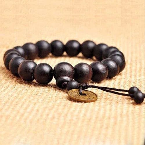 Retro Cool Ethnic Buddhism Prayer Beads Bracelet Bangle Handband Fashion Jewelry Gift